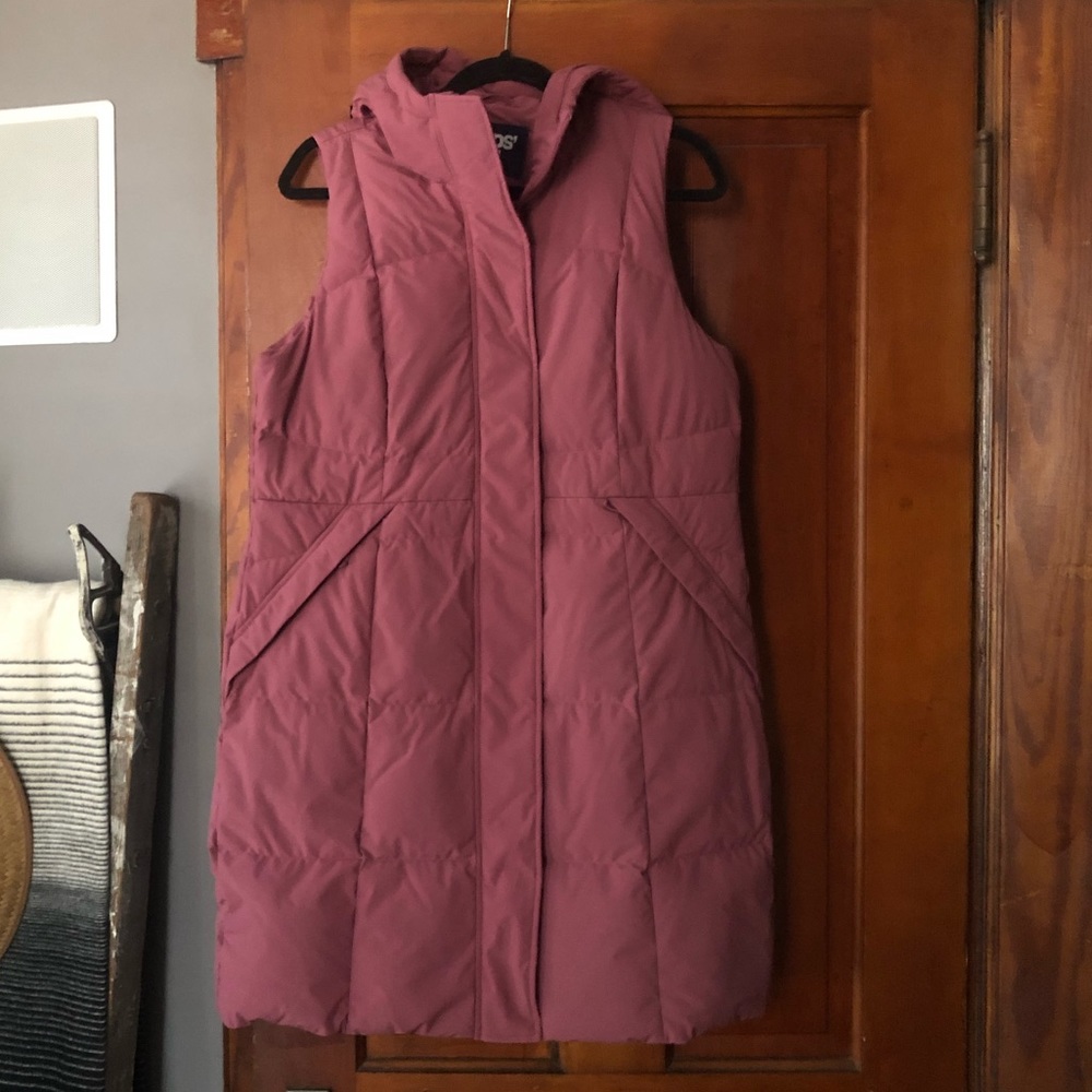 Lands End long vest. Size M. Thistle color